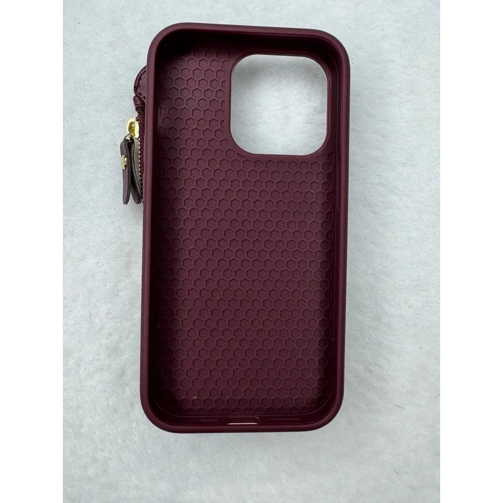 iPhone 14 Pro Case Clear & Burgundy‎ Wallet Cases Lot NEW